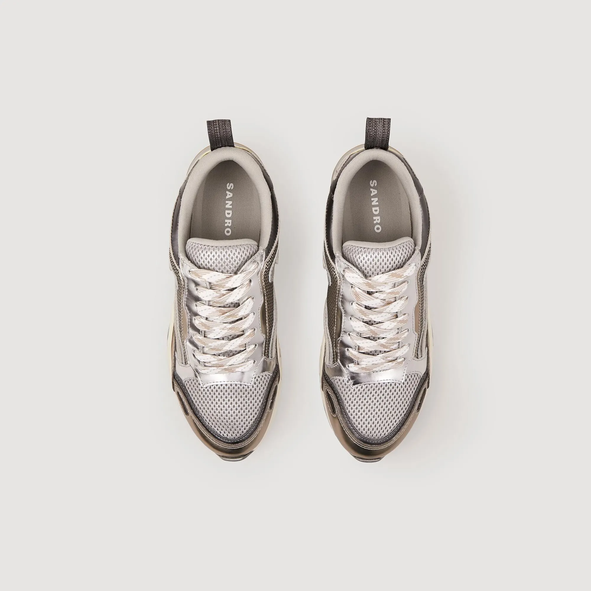 Baskets*SANDRO Baskets Flame Argent