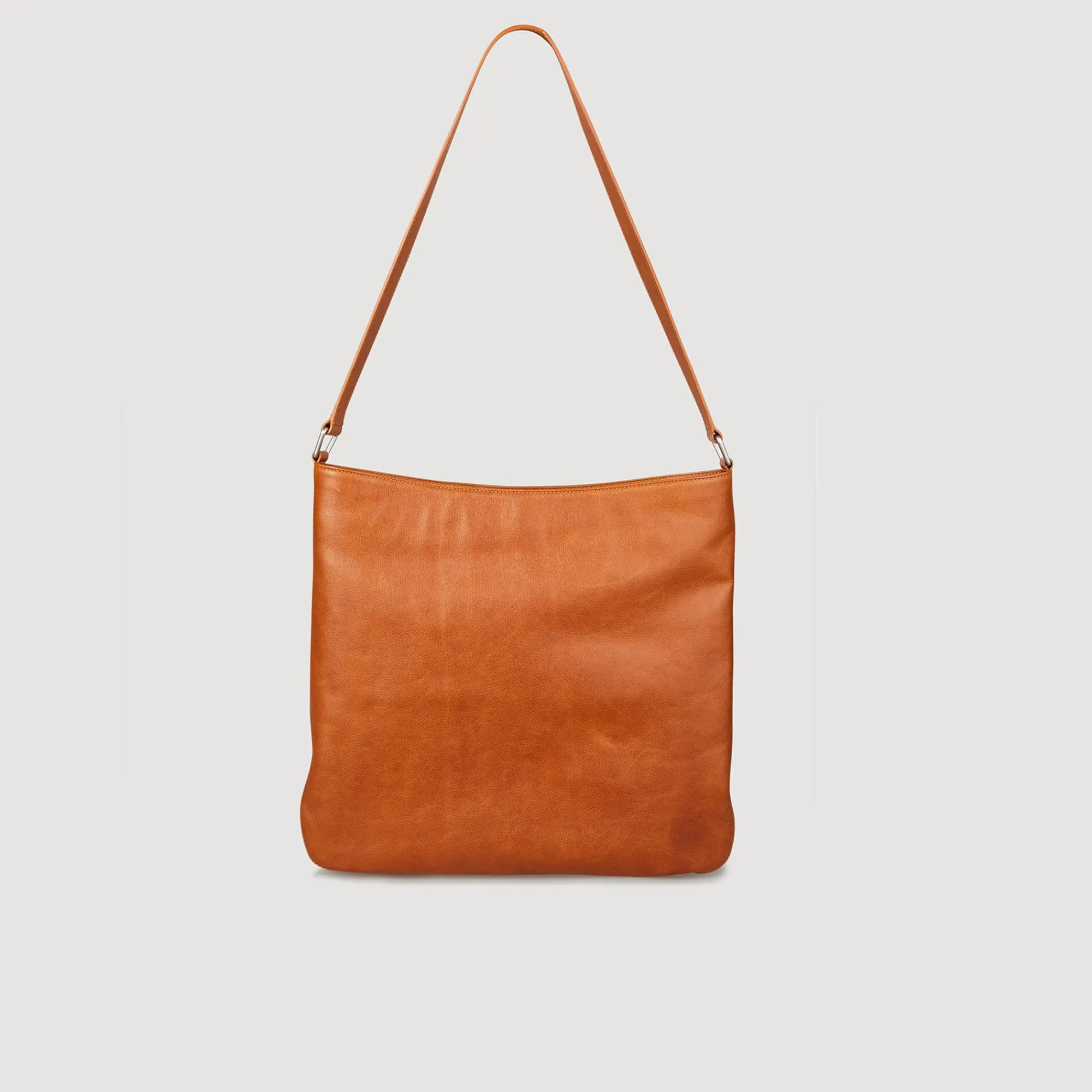 Grands Sacs|Sacs À Bandoulière*SANDRO Besace En Cuir Grainé Camel