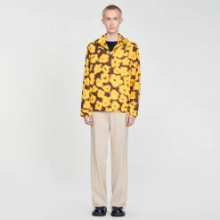 Manteaux & Blousons*SANDRO Blouson Imprimé Fleuri Jaune