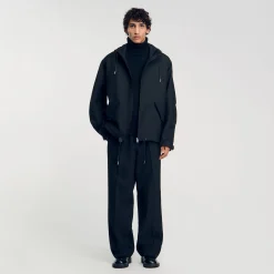 Manteaux & Blousons*SANDRO Blouson Oversize Noir