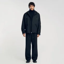 Manteaux & Blousons*SANDRO Blouson Oversize Noir