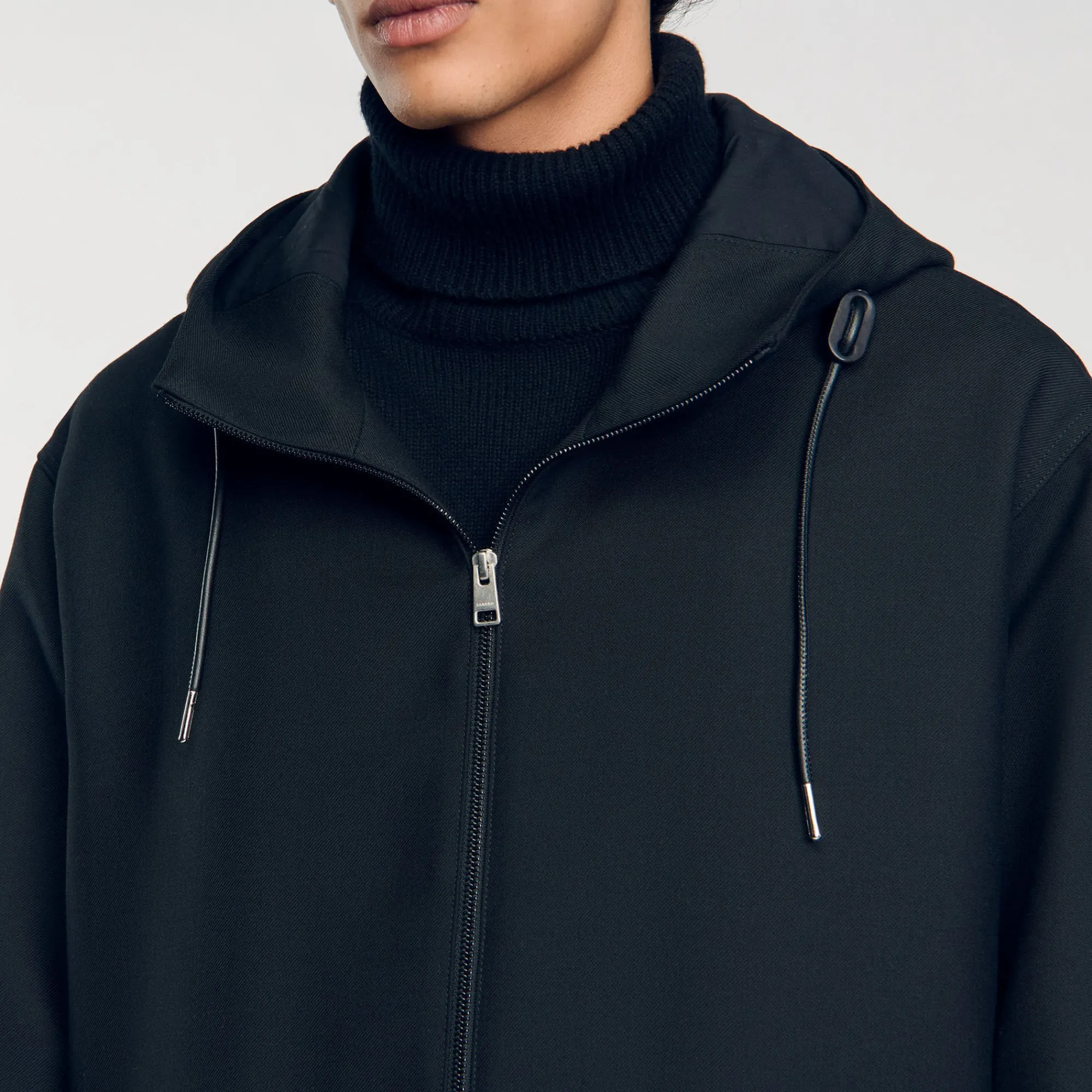 Manteaux & Blousons*SANDRO Blouson Oversize Noir