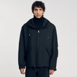Manteaux & Blousons*SANDRO Blouson Oversize Noir