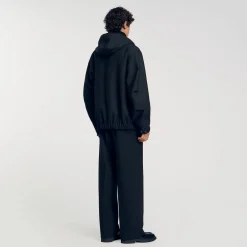 Manteaux & Blousons*SANDRO Blouson Oversize Noir