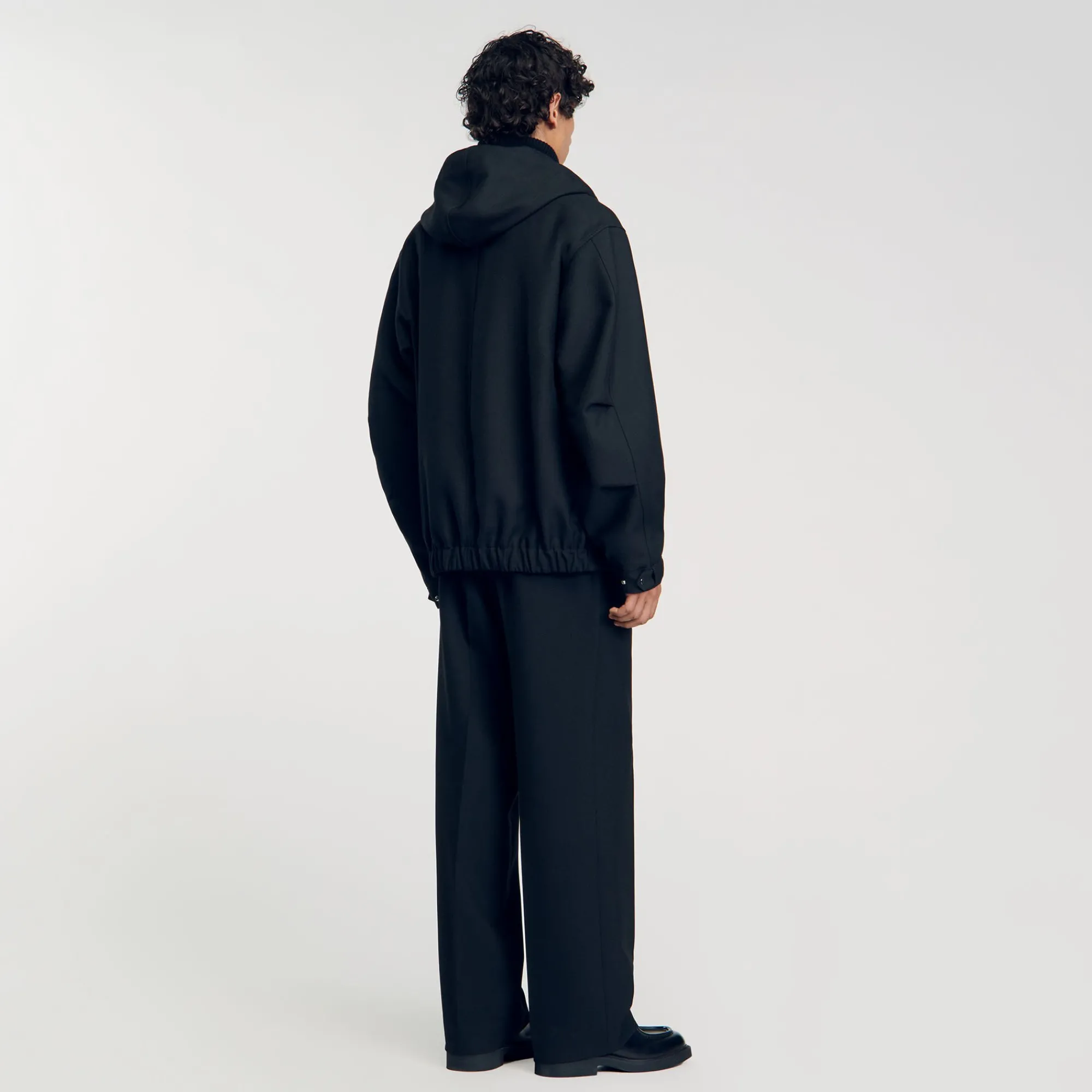 Manteaux & Blousons*SANDRO Blouson Oversize Noir