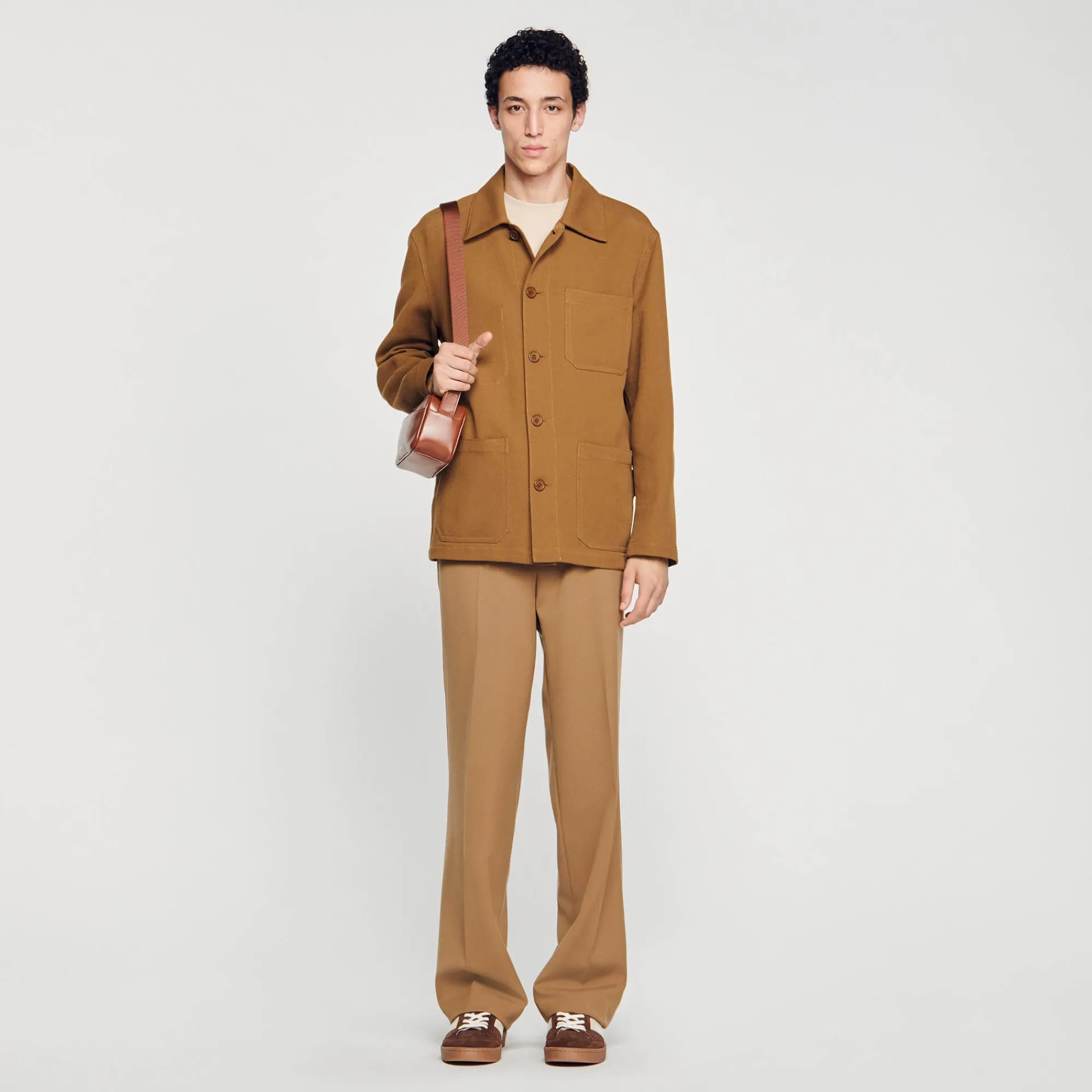 Manteaux & Blousons*SANDRO Blouson Worker Camel