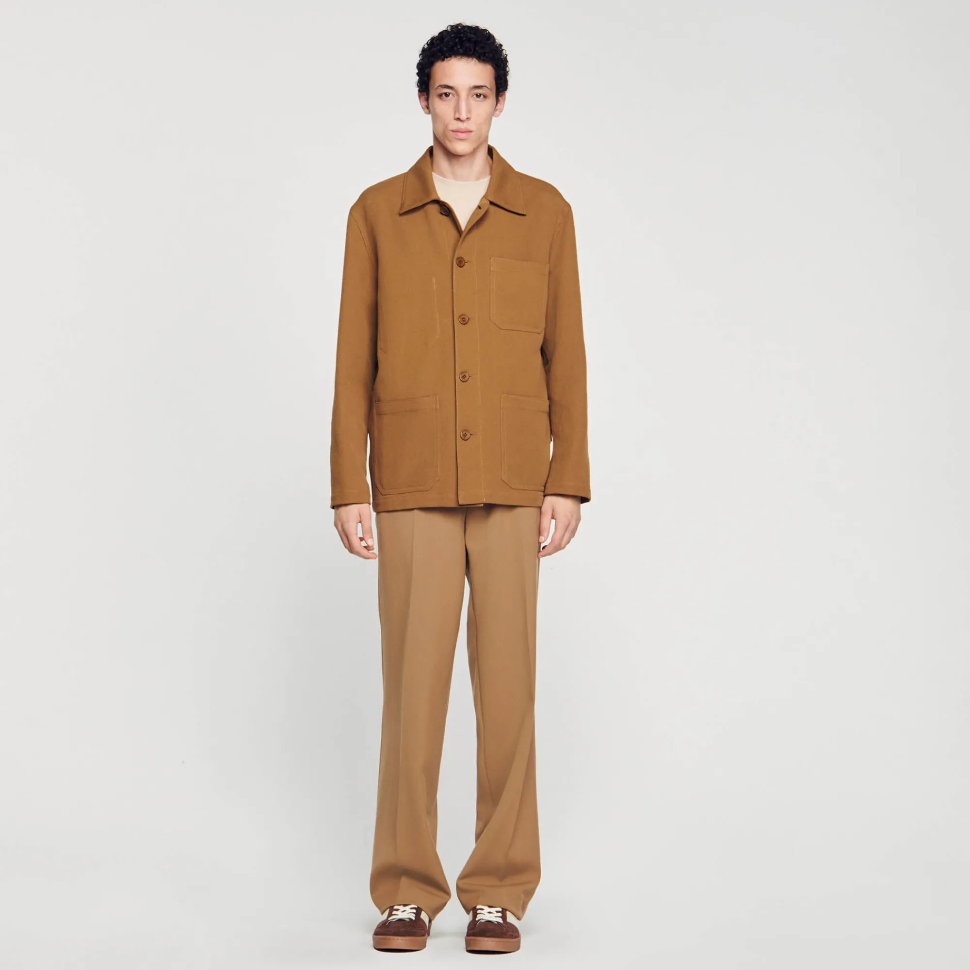 Manteaux & Blousons*SANDRO Blouson Worker Camel