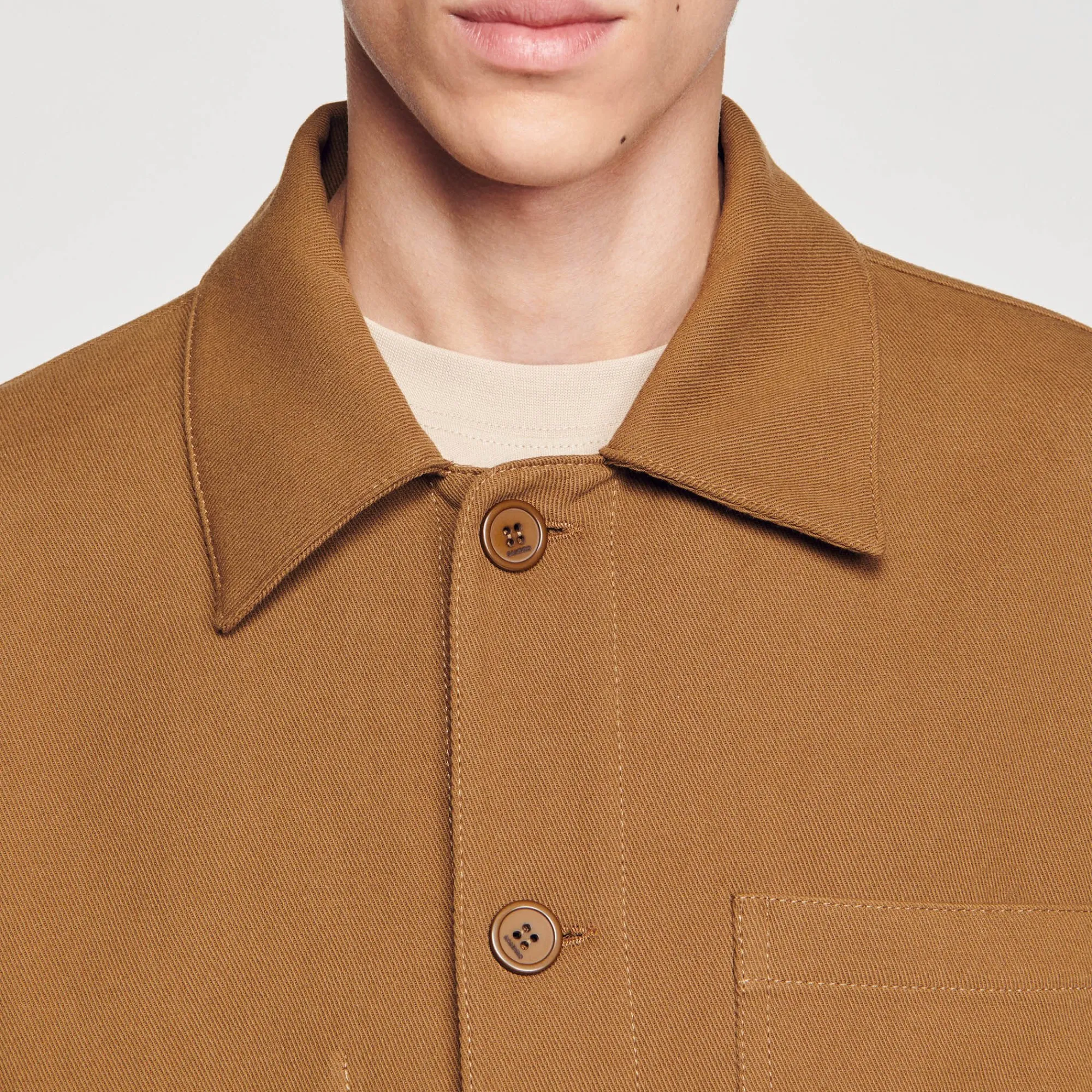 Manteaux & Blousons*SANDRO Blouson Worker Camel