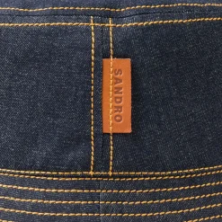 Casquettes & Bobs*SANDRO Bob En Jean Marine
