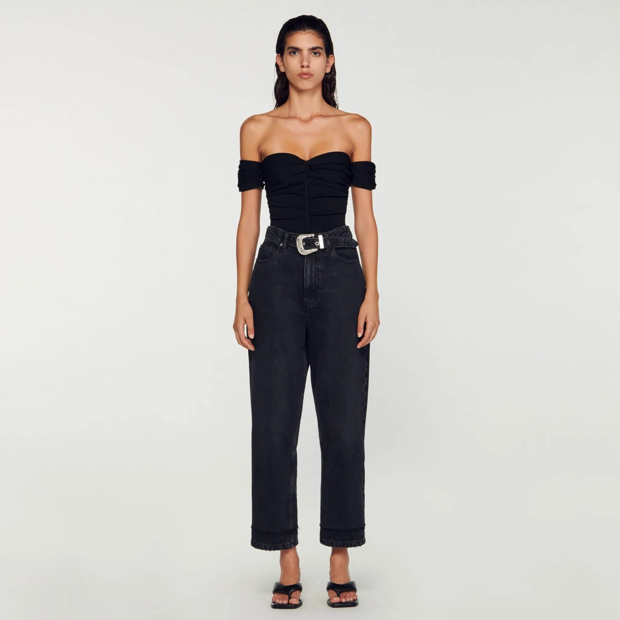 Pulls & Cardigans|Tops & Chemises*SANDRO Body épaules Dénudées Noir