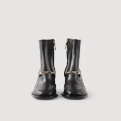 Bottines*SANDRO Bottines En Cuir Noir