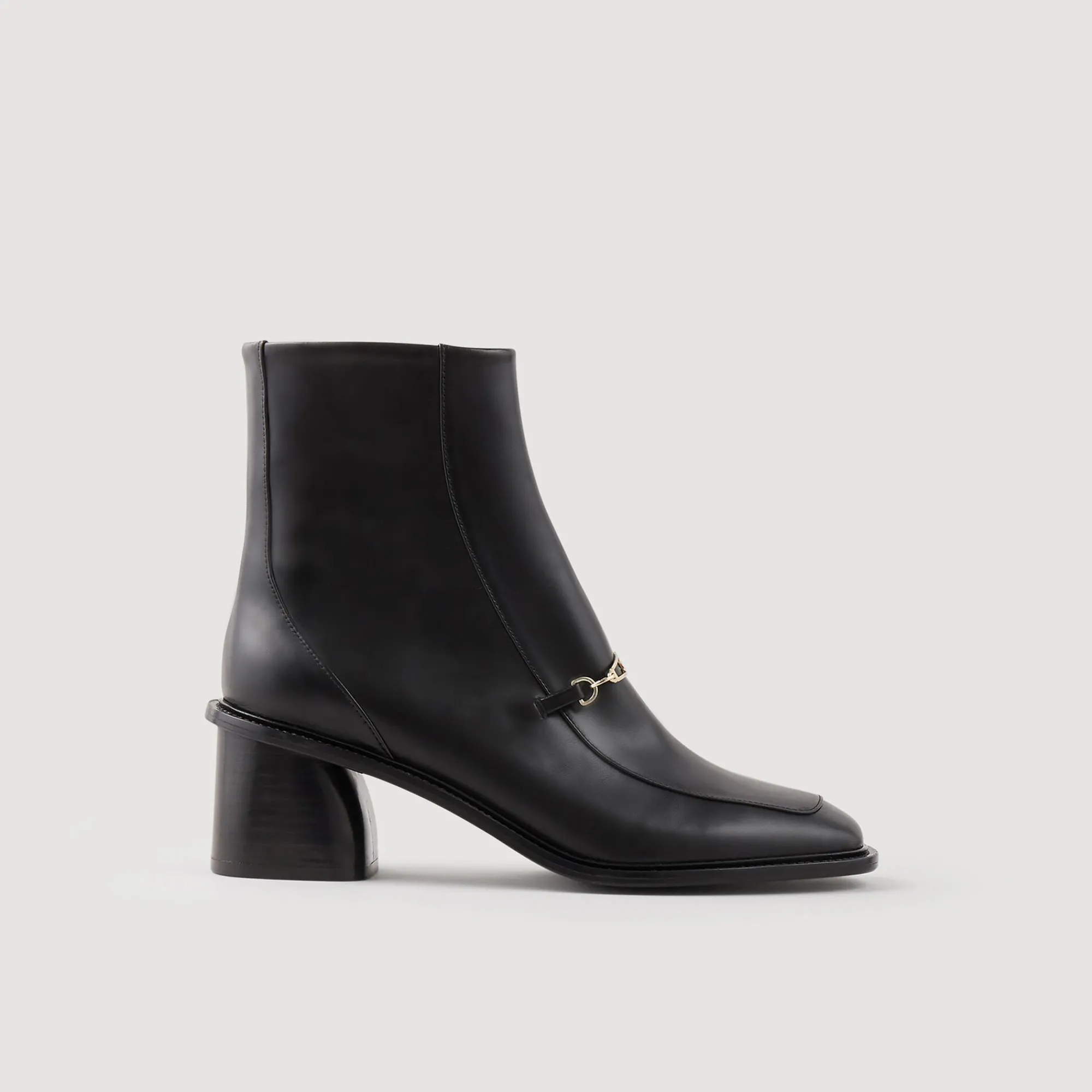 Bottines*SANDRO Bottines En Cuir Noir