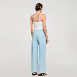Ensembles|Pulls & Cardigans*SANDRO Brassière En Crochet blanc