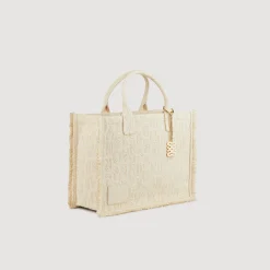 Sacs Cabas|Sacs Porté Épaule*SANDRO Cabas Kasbah Brodé Ecru