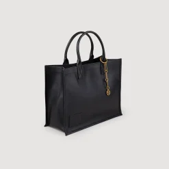 Sacs Porté Épaule|Sacs Cabas*SANDRO Cabas Kasbah Tannerie Certifiée Noir