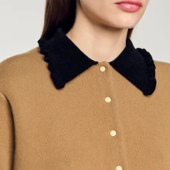 Pulls & Cardigans*SANDRO Cardicoat Court Camel