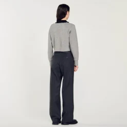 Pulls & Cardigans*SANDRO Cardicoat Court Gris