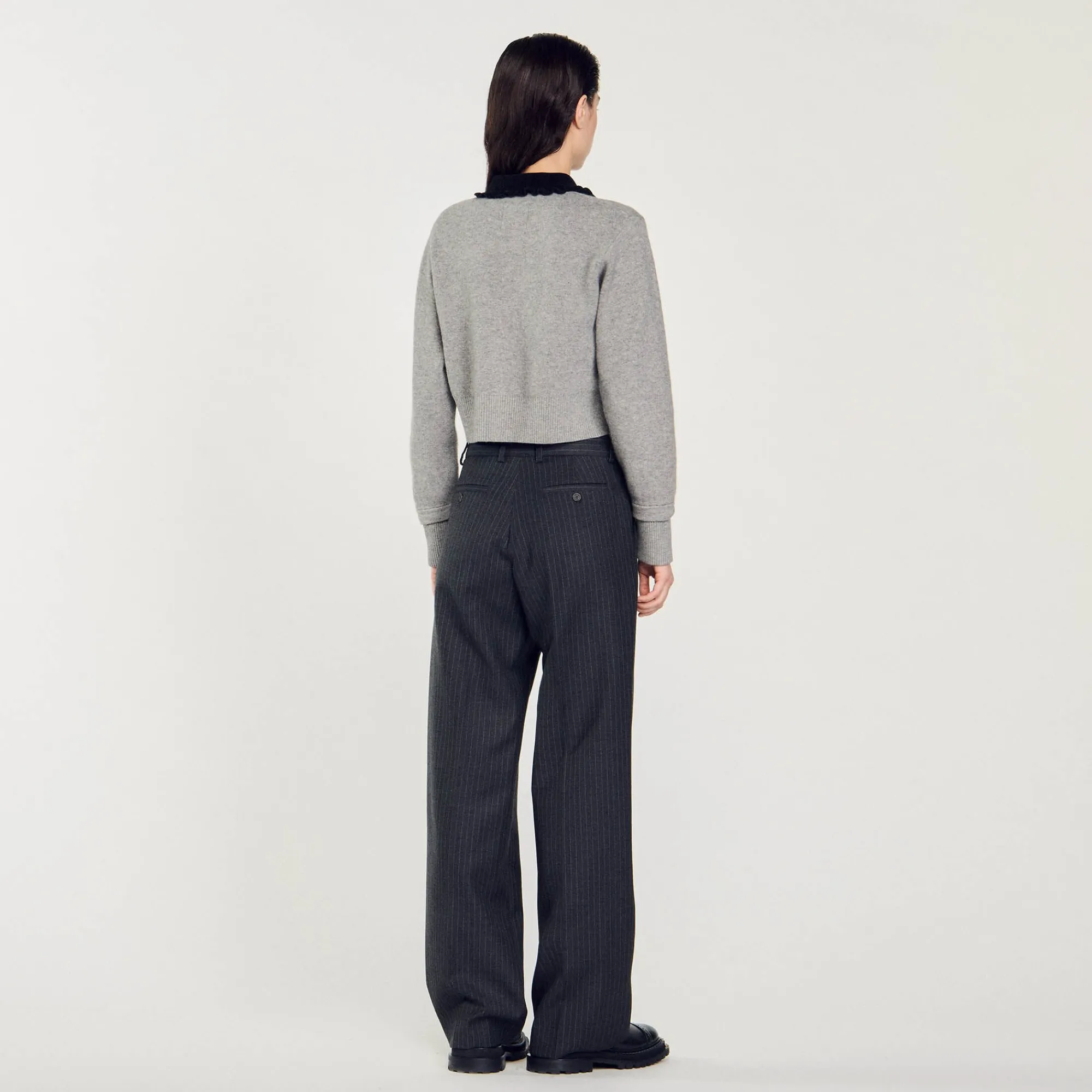 Pulls & Cardigans*SANDRO Cardicoat Court Gris
