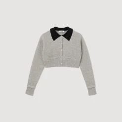 Pulls & Cardigans*SANDRO Cardicoat Court Gris