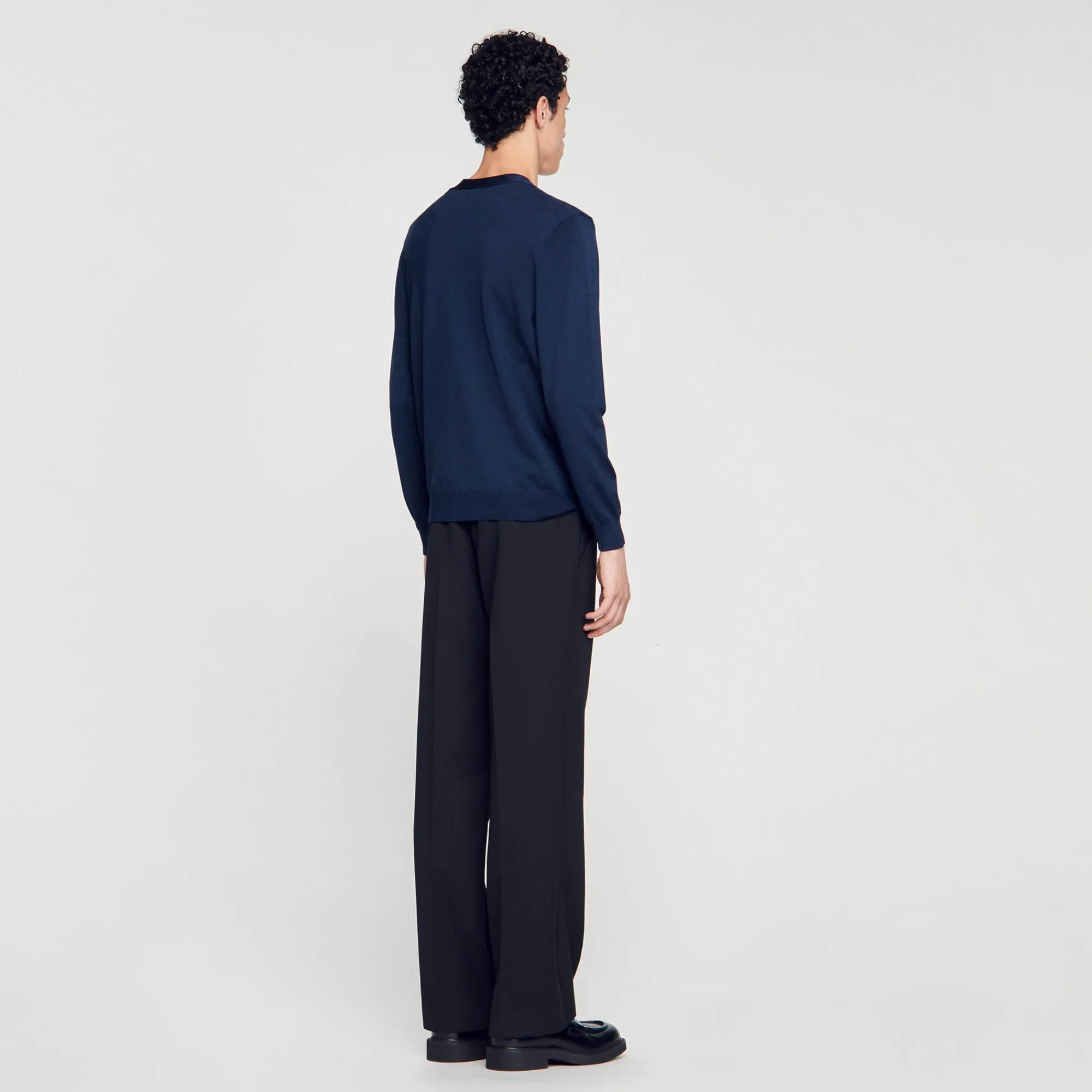 Pulls & Gilets*SANDRO Cardigan En Maille Bleu