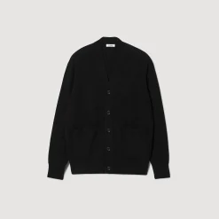 Pulls & Gilets*SANDRO Cardigan En Yak Noir