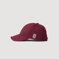 Casquettes & Bobs*SANDRO Casquette En Coton Bordeaux