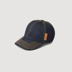 Casquettes & Bobs*SANDRO Casquette En Jean Marine