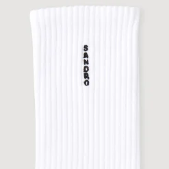 Chaussettes*SANDRO Chaussettes En Coton blanc