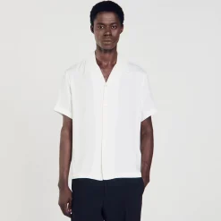 Chemises*SANDRO Chemise à Col Requin blanc