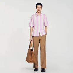 Chemises*SANDRO Chemise à Rayures Rose