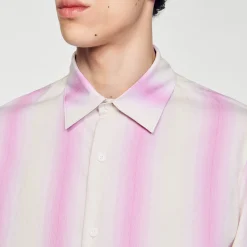 Chemises*SANDRO Chemise à Rayures Rose