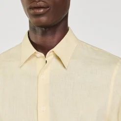 Chemises*SANDRO Chemise Coupe Classique Beige