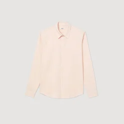 Chemises*SANDRO Chemise Coupe Classique Rose Clair