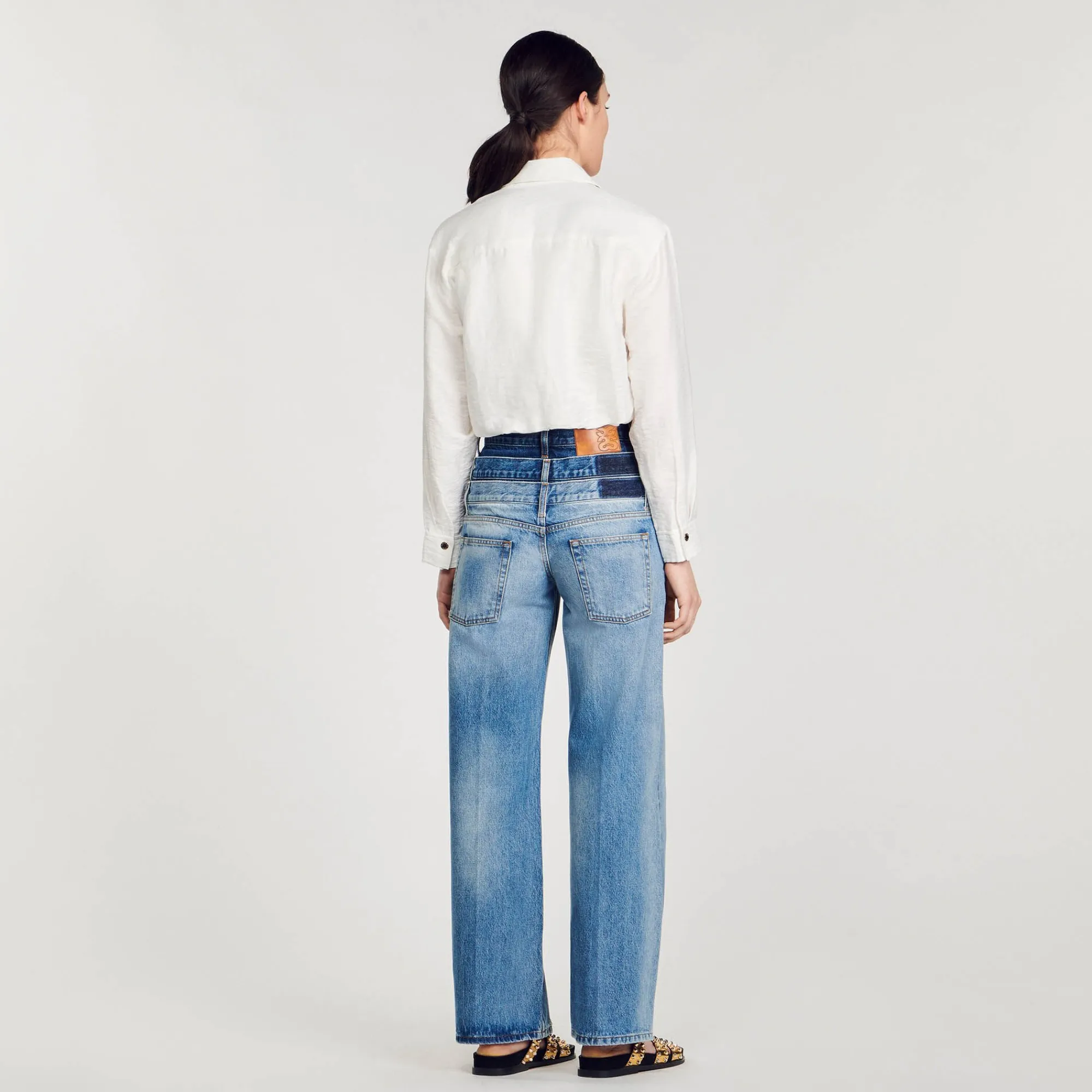 Tops & Chemises*SANDRO Chemise Courte blanc