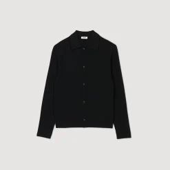 Pulls & Gilets|Chemises*SANDRO Chemise En Maille Noir