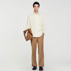 Chemises*SANDRO Chemise Fluide Ecru