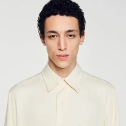 Chemises*SANDRO Chemise Fluide Ecru