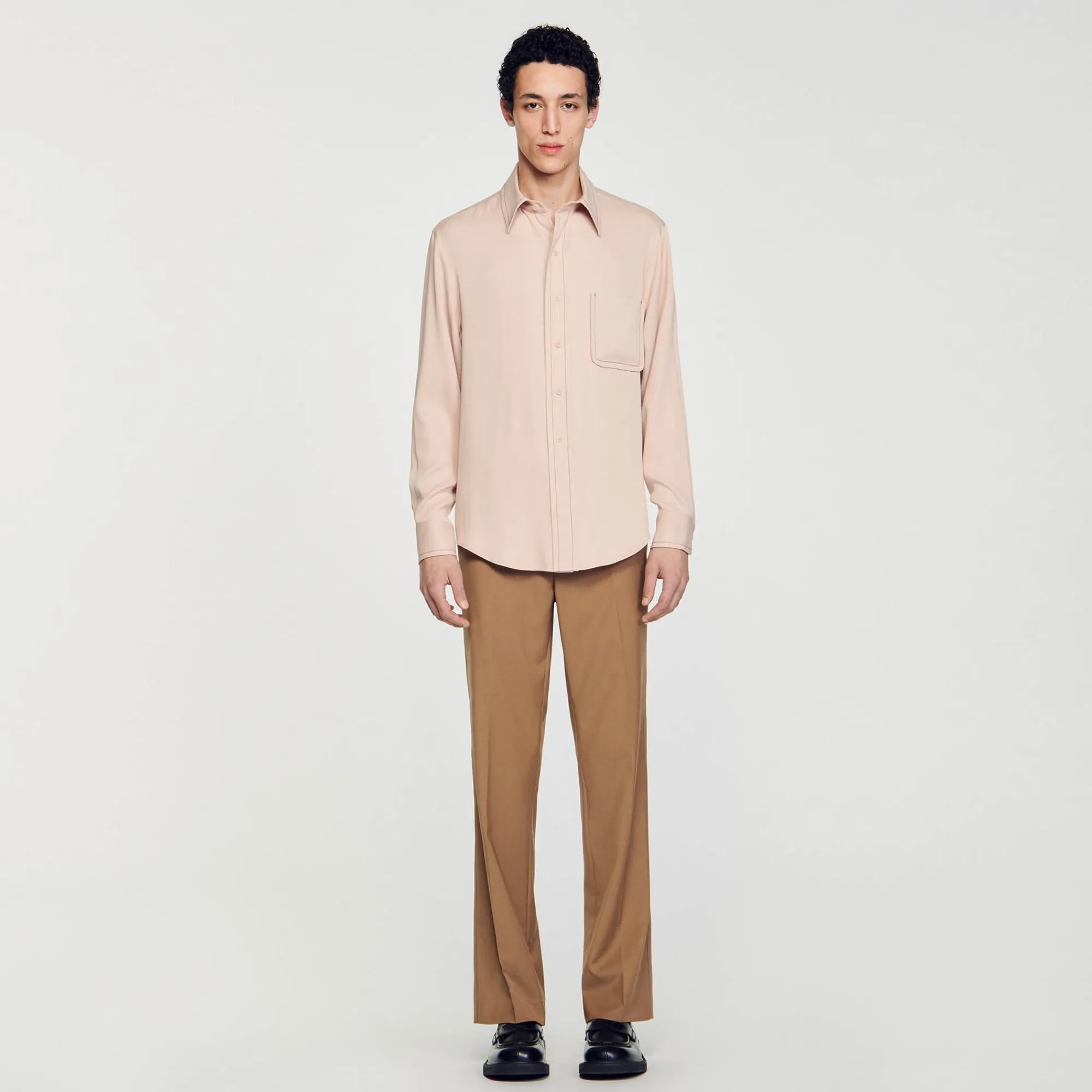 Chemises*SANDRO Chemise Fluide Rose
