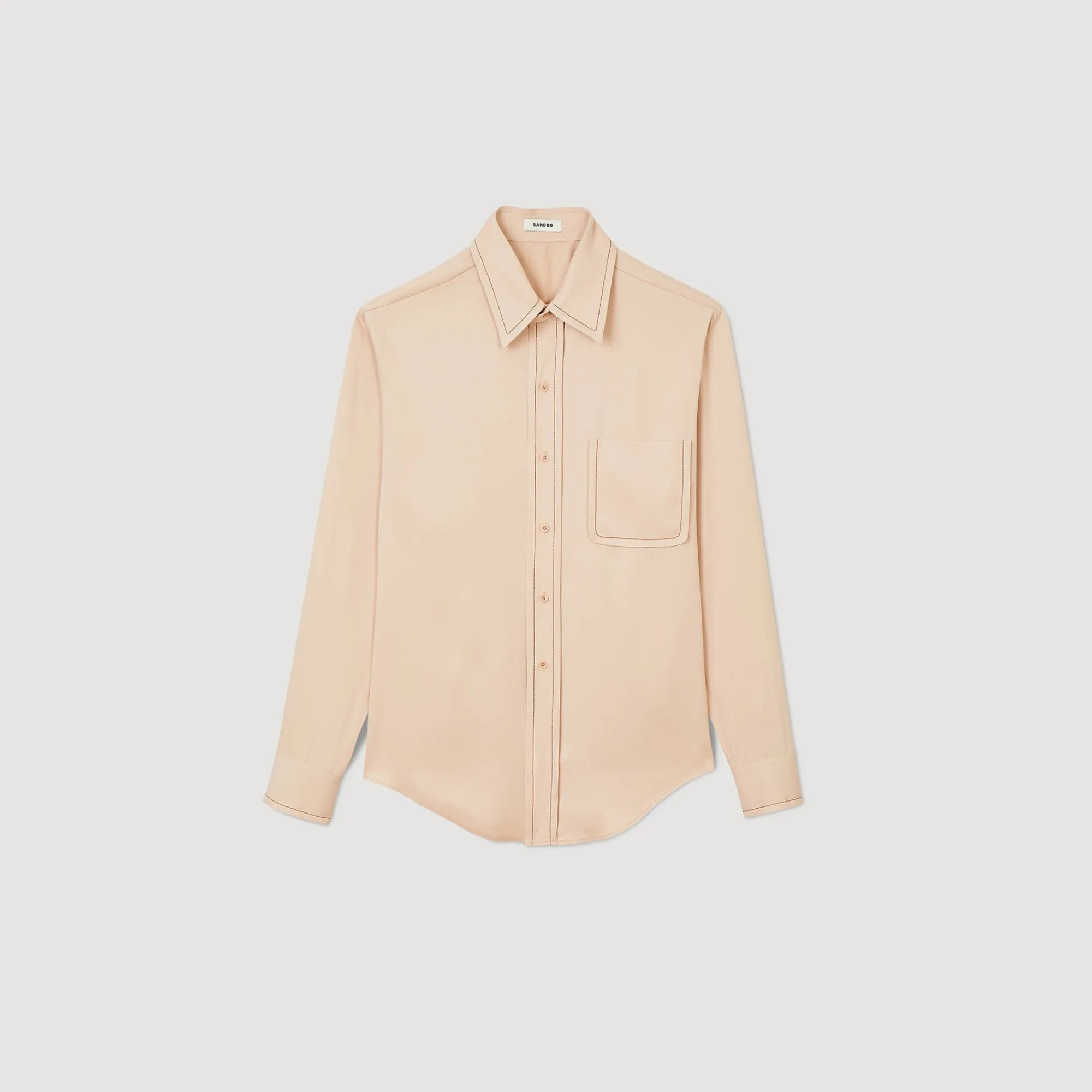 Chemises*SANDRO Chemise Fluide Rose