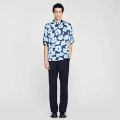 Chemises*SANDRO Chemise Oversize Bleu