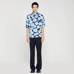 Chemises*SANDRO Chemise Oversize Bleu