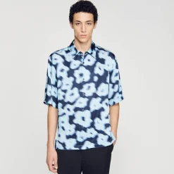 Chemises*SANDRO Chemise Oversize Bleu