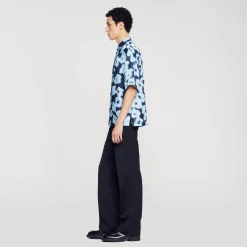Chemises*SANDRO Chemise Oversize Bleu