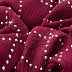 Autres Accessoires*SANDRO Chouchou Strassé Bordeaux
