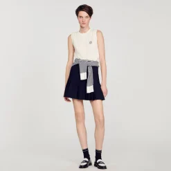Pulls & Cardigans|Tops & Chemises*SANDRO Débardeur En Maille Ecru