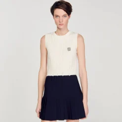 Pulls & Cardigans|Tops & Chemises*SANDRO Débardeur En Maille Ecru
