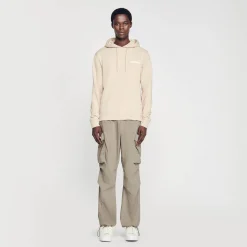 Sweats & Joggings*SANDRO Hoodie à Capuche Beige