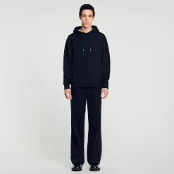 Sweats & Joggings*SANDRO Hoodie à Capuche Noir