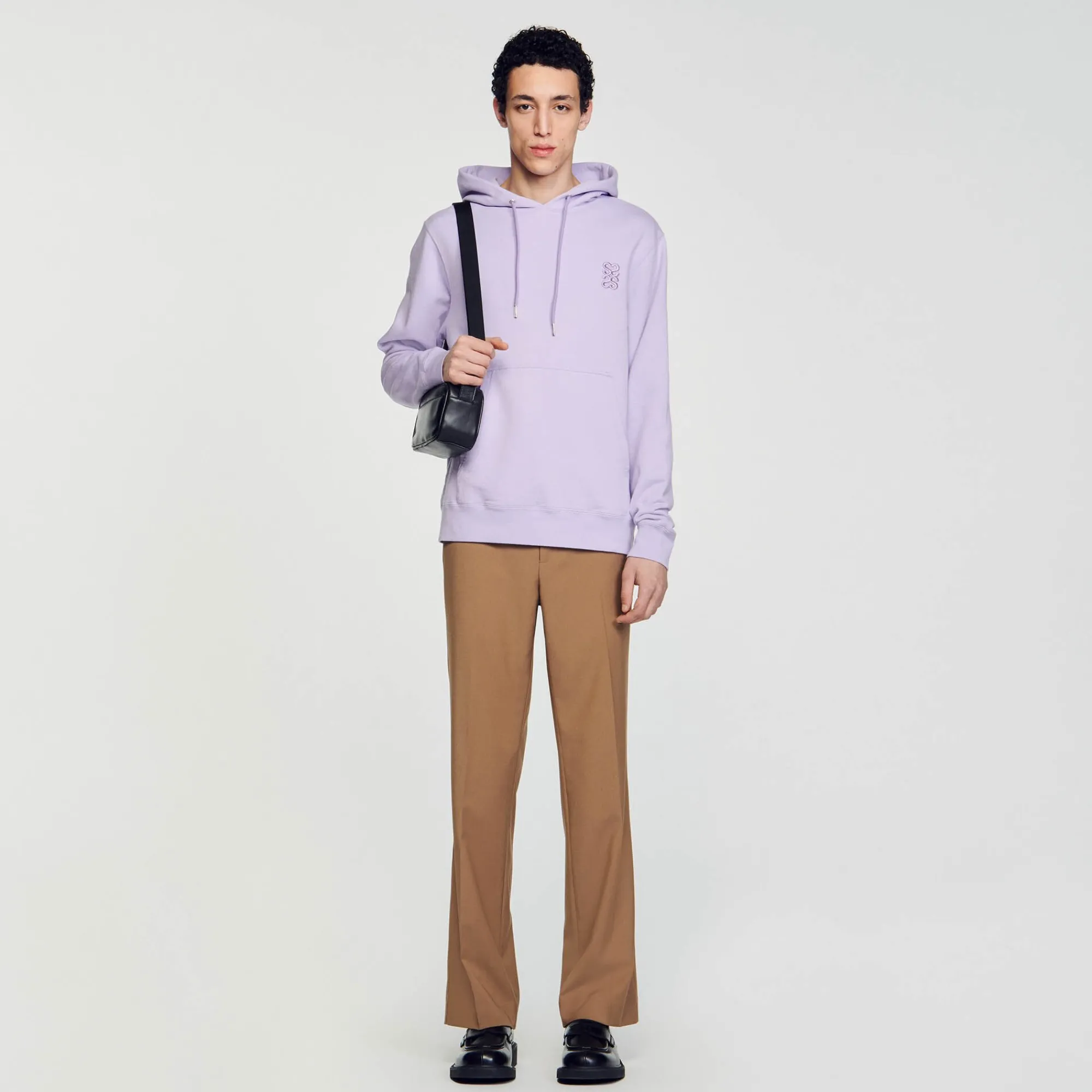 Sweats & Joggings*SANDRO Hoodie à Capuche Lavande
