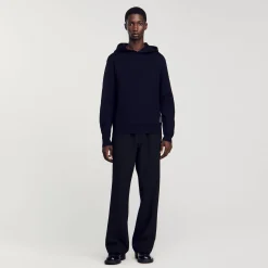 Sweats & Joggings|Pulls & Gilets*SANDRO Hoodie à Capuche Marine